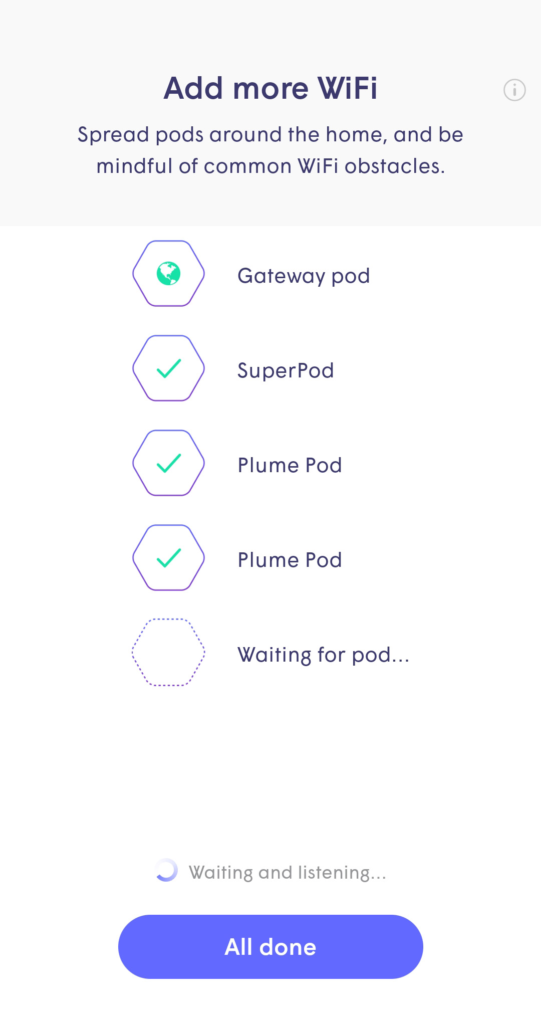 How do I add pods to my HomePass network?