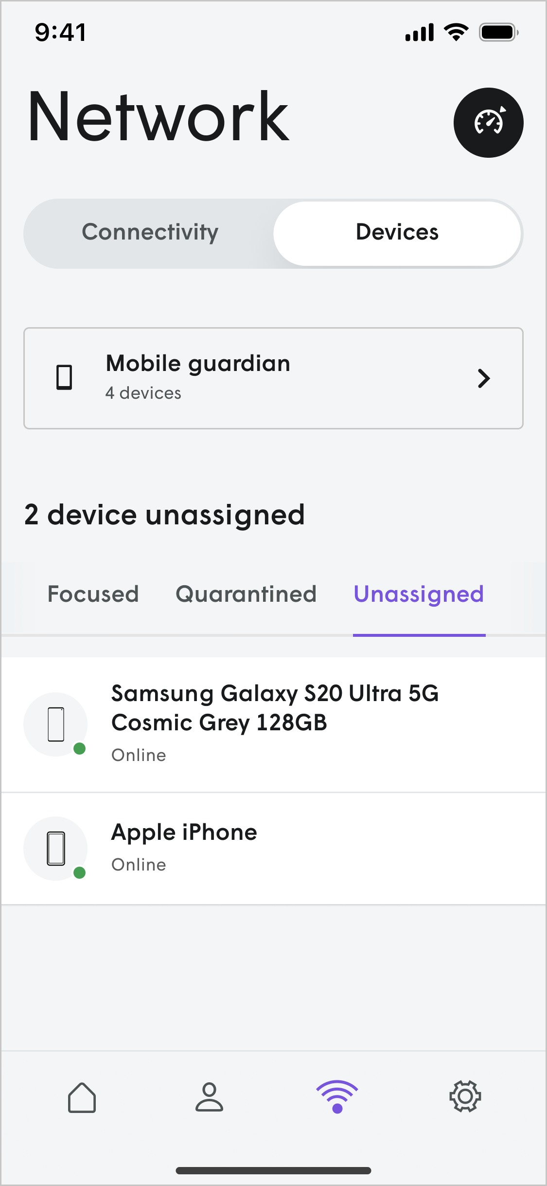 How can I rename my connected devices?
