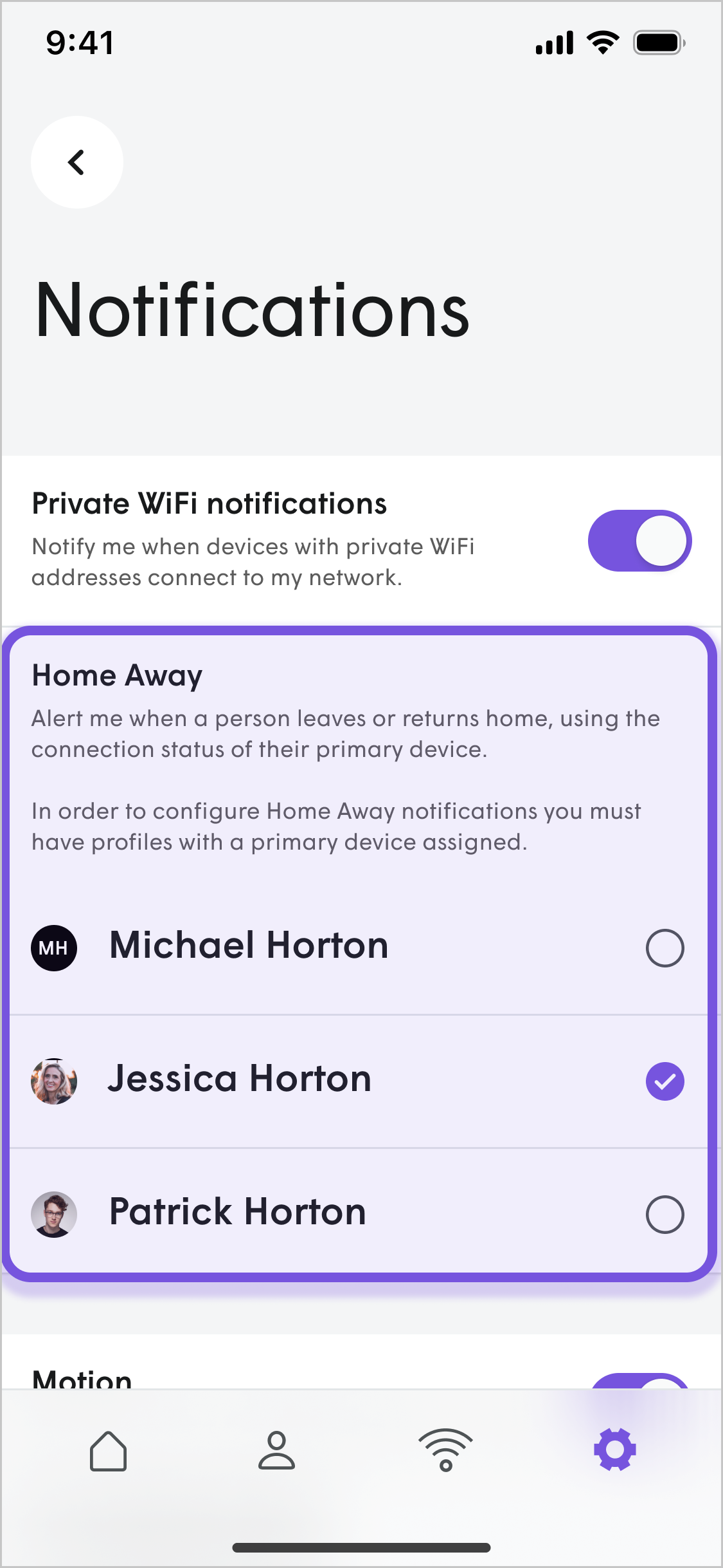 How can I tell if someone is home?