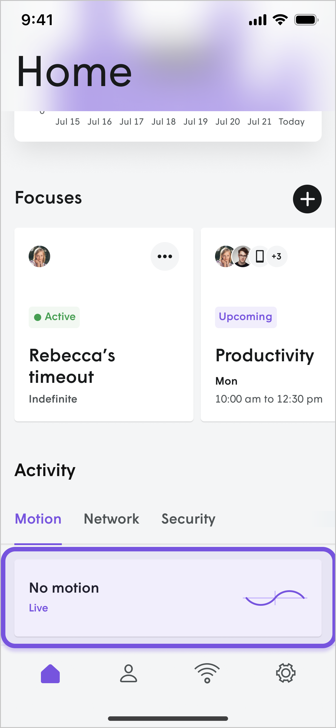 Motion Live View