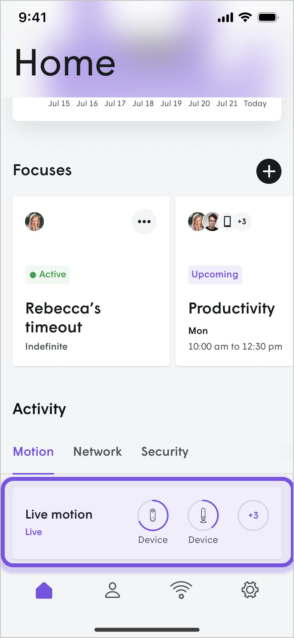 Motion Live View
