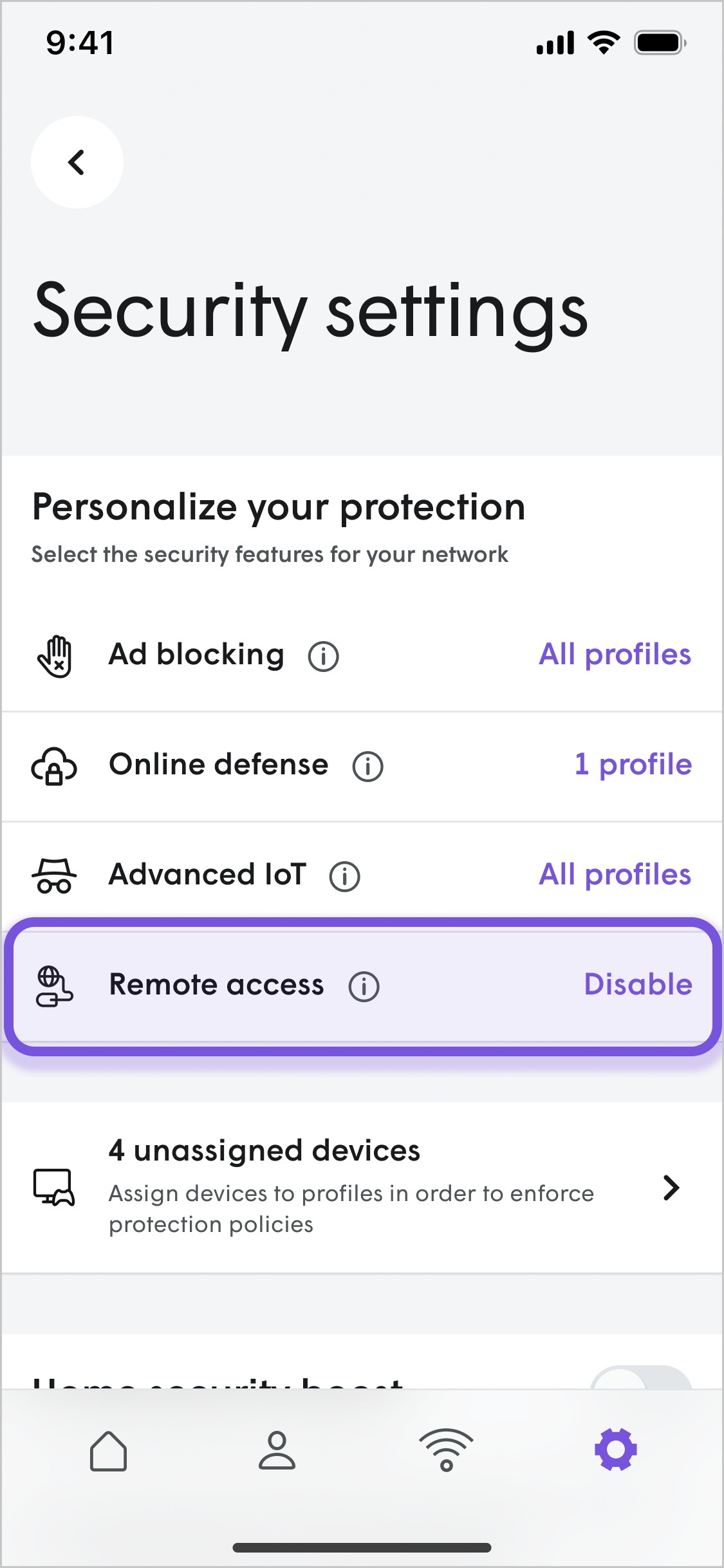 Remote Access Protection
