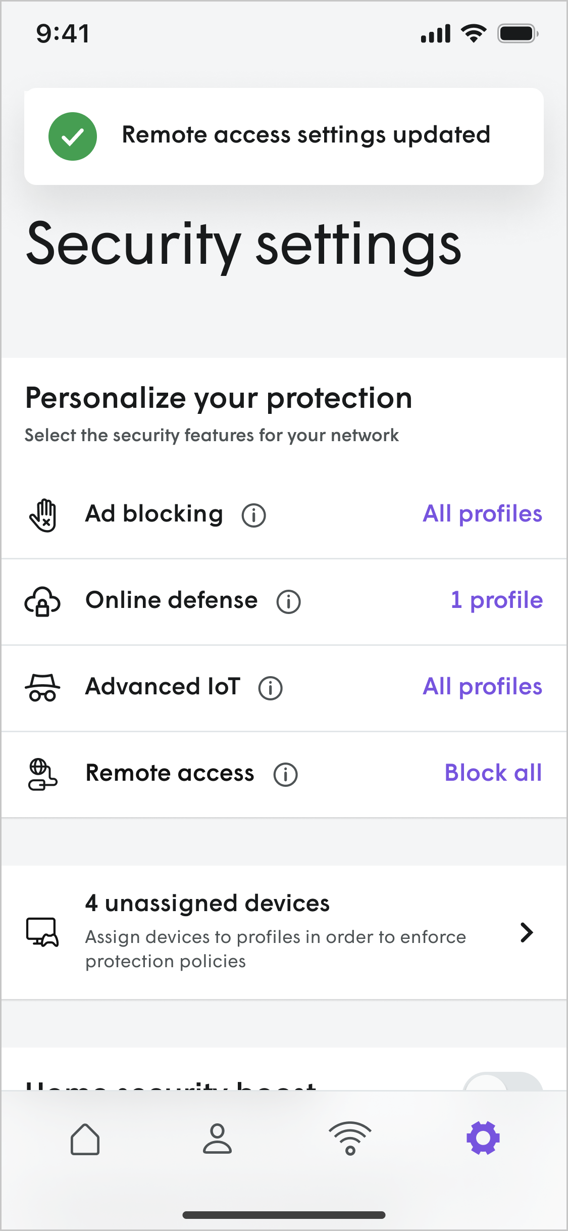 Remote Access Protection