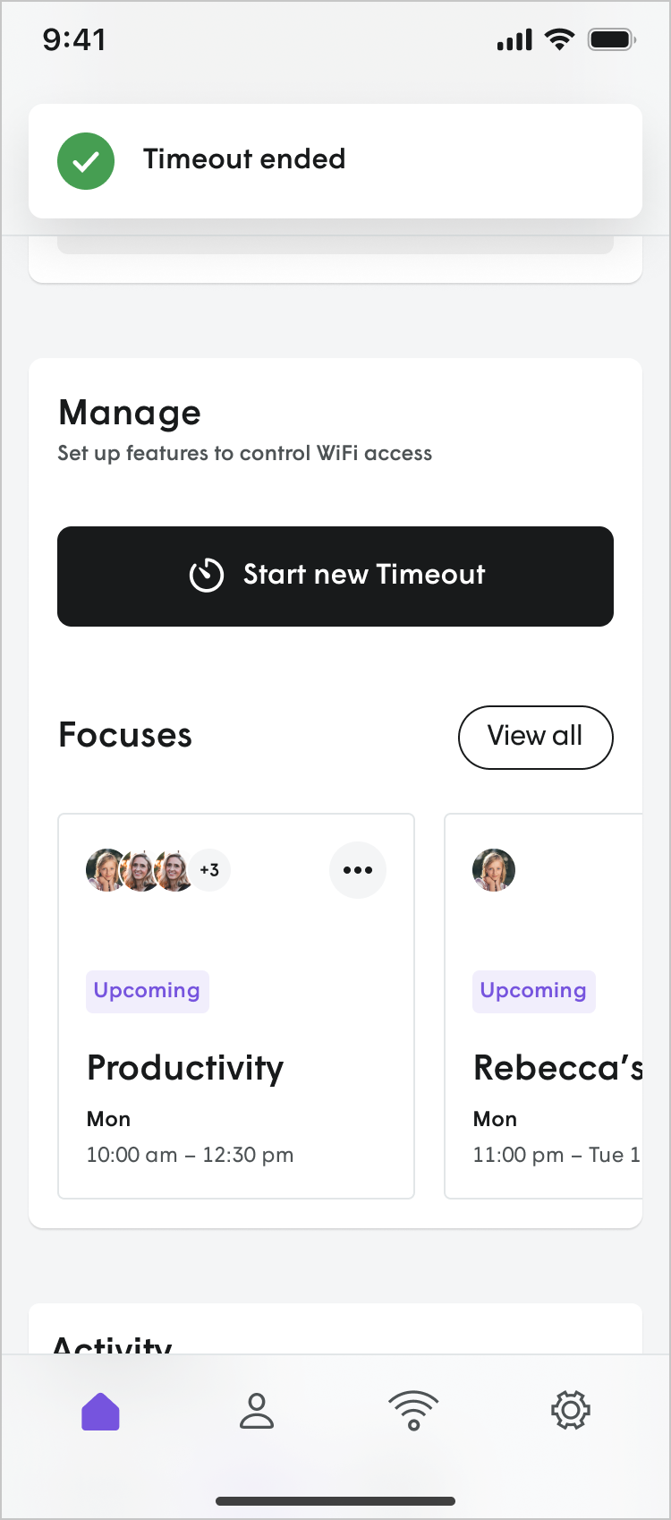 Changing and deleting a Timeout