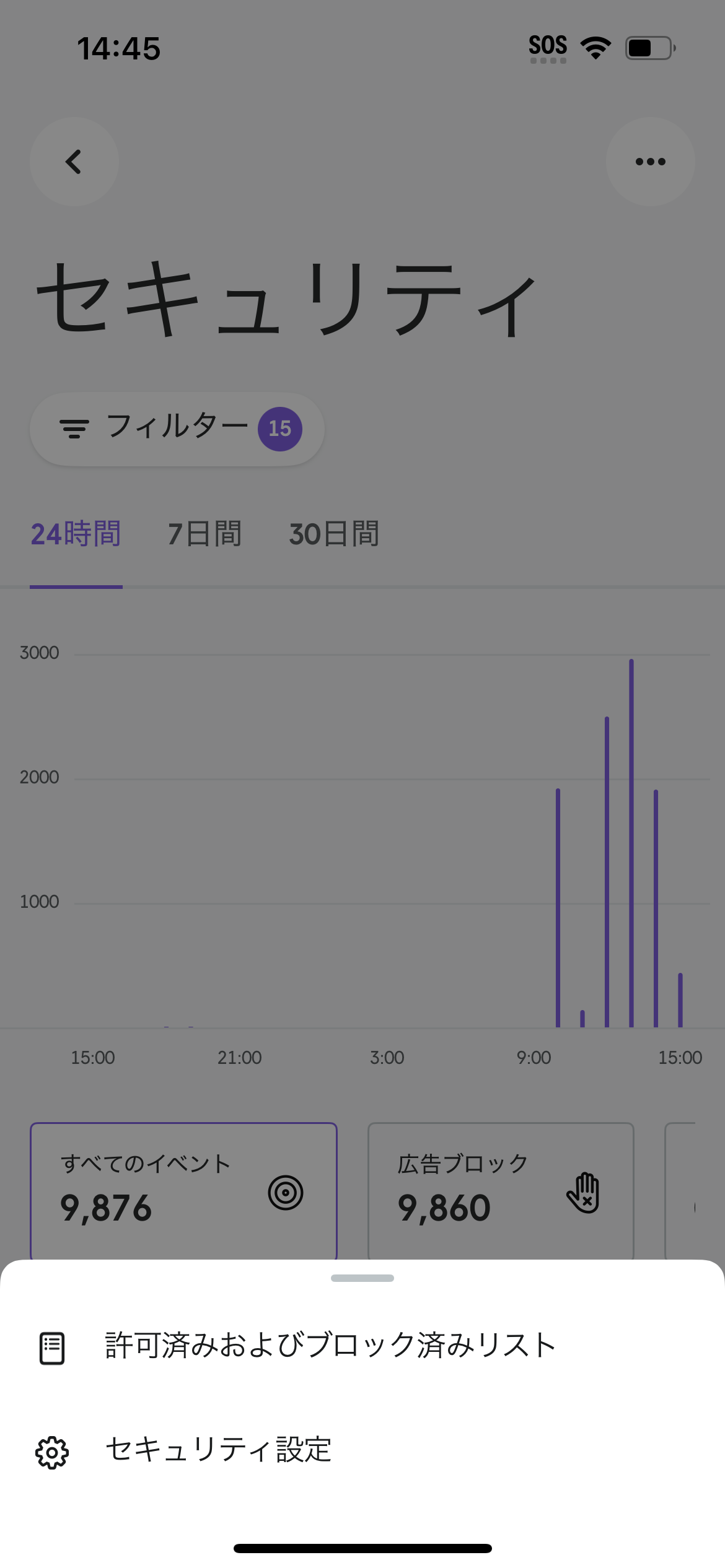 ウェブサイトまたはIPアドレスをブロックする方法を教えてください。